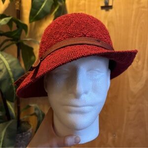 Elegant Red Women's Hat